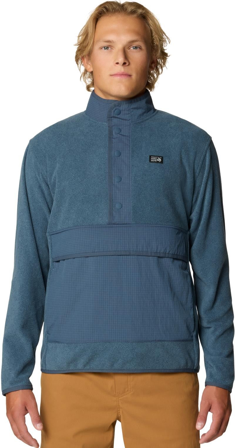 Microchill Snap Pullover - Mens - moon blue heather 1