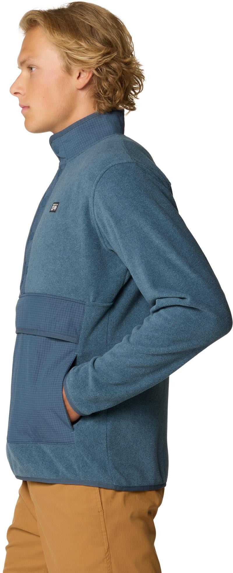 Microchill Snap Pullover - Mens - moon blue heather 1