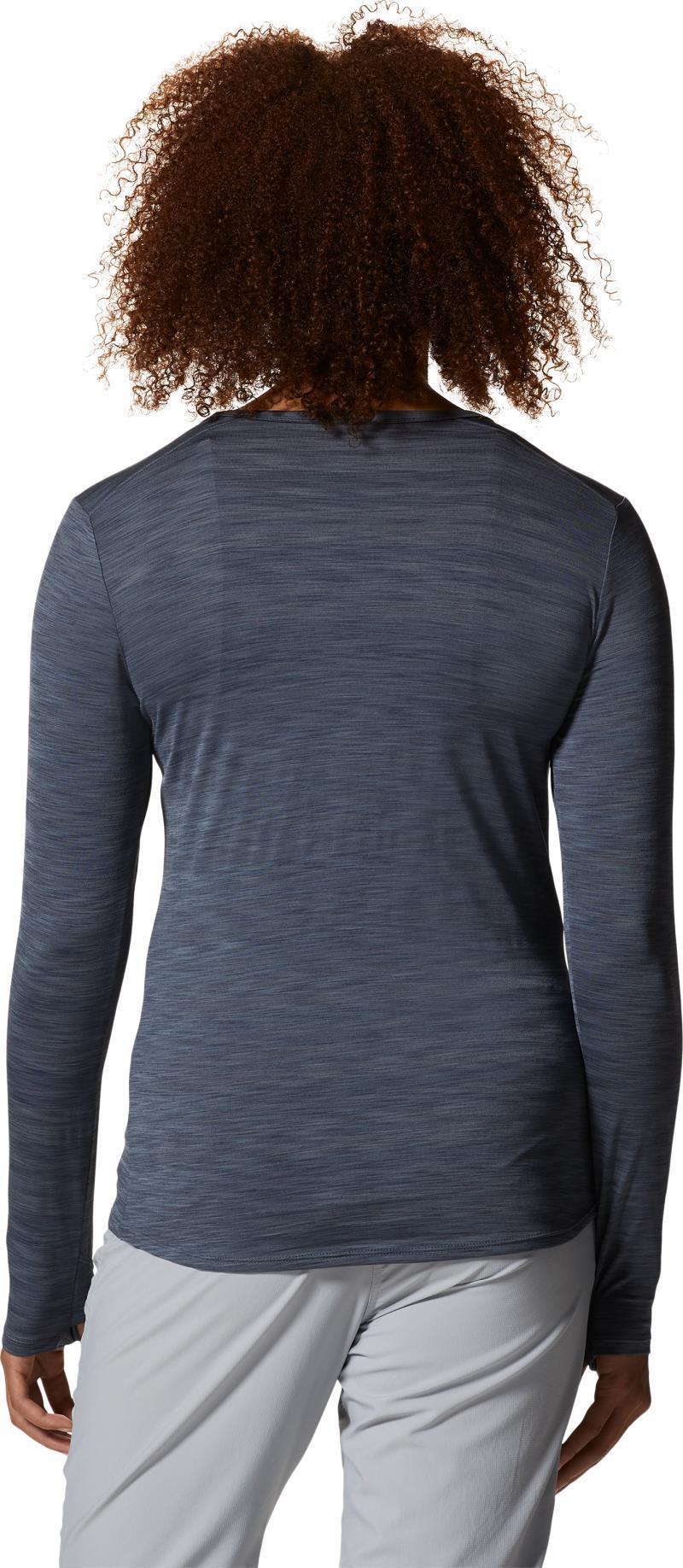 Mighty Stripe LS - Womens - Blue Slate 2