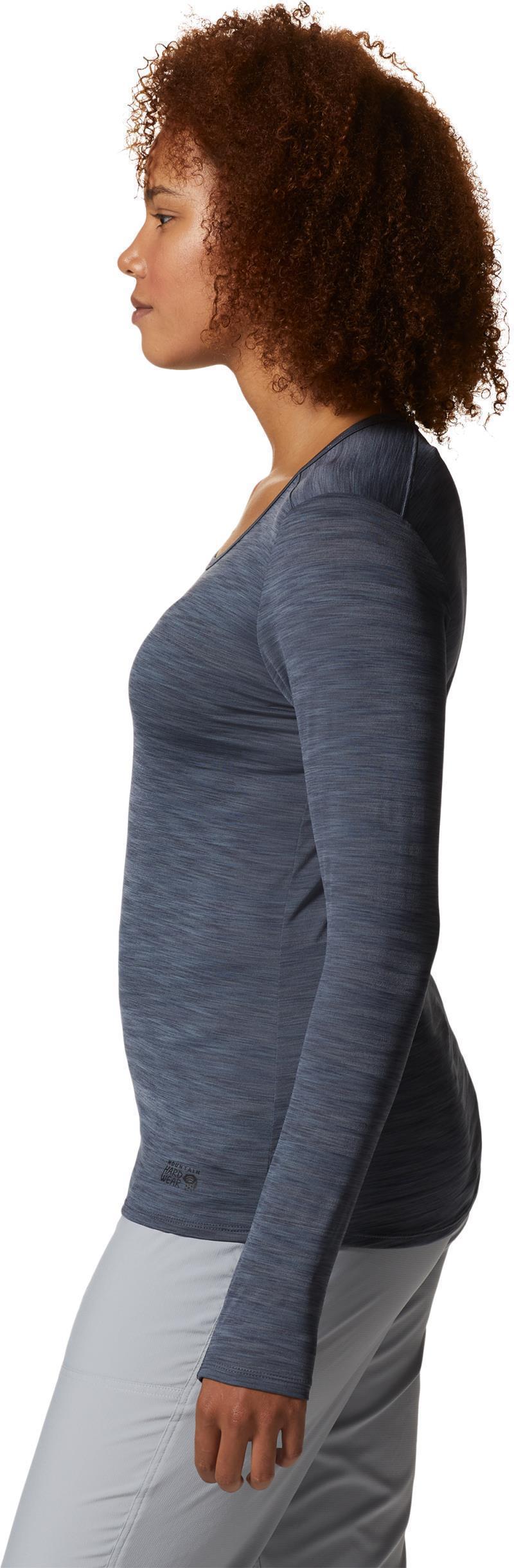 Mighty Stripe LS - Womens - Blue Slate 3