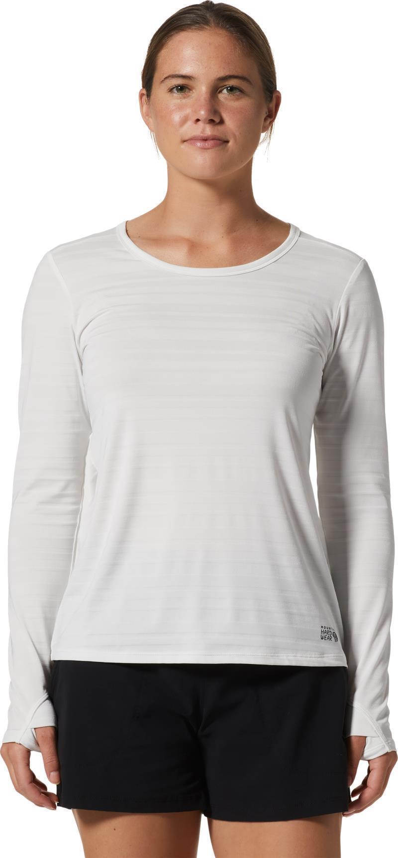 Mighty Stripe LS - Womens - Fogbank 1