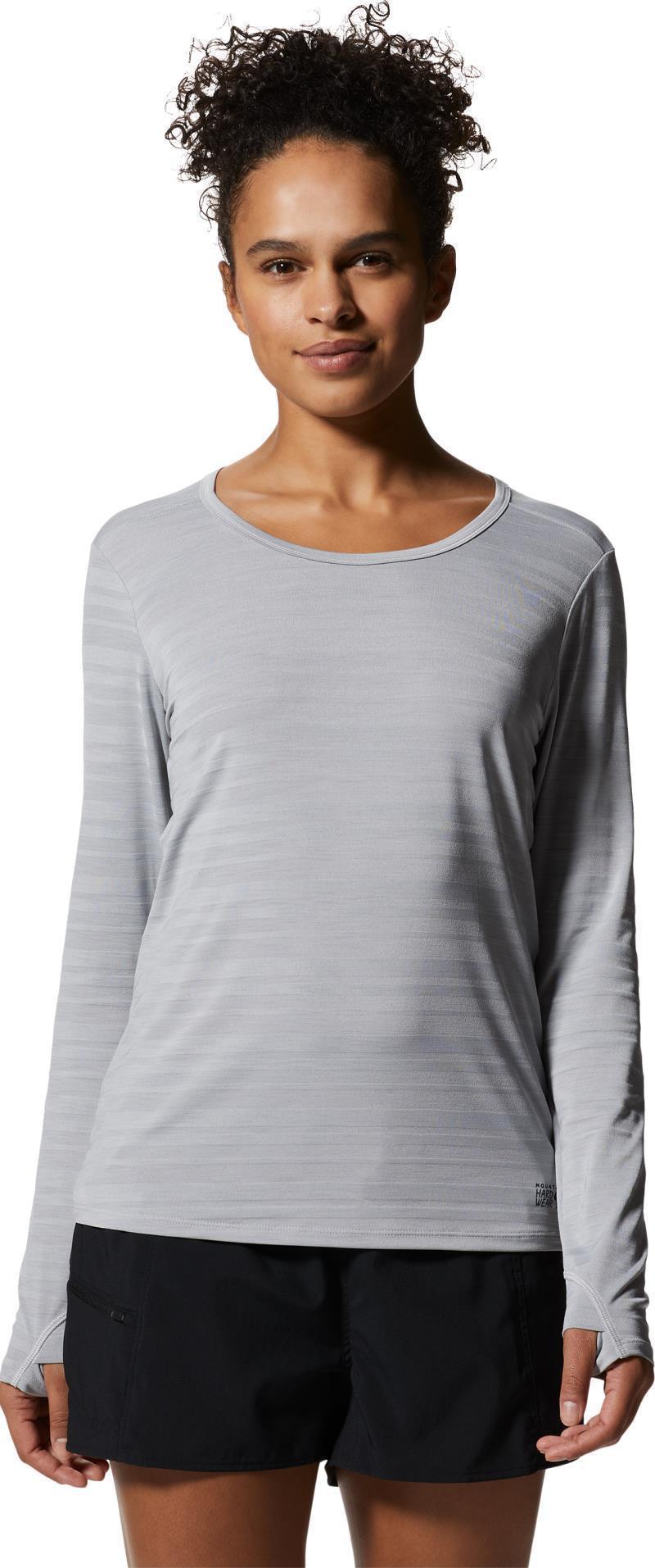 Mighty Stripe LS - Womens - Glacial 1