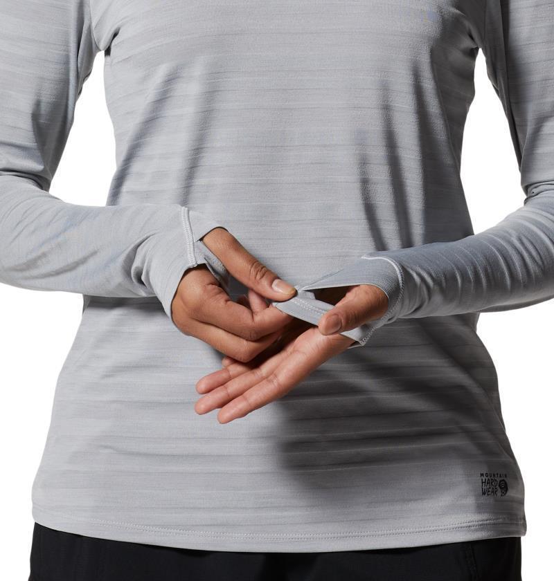 Mighty Stripe LS - Womens - Glacial 5
