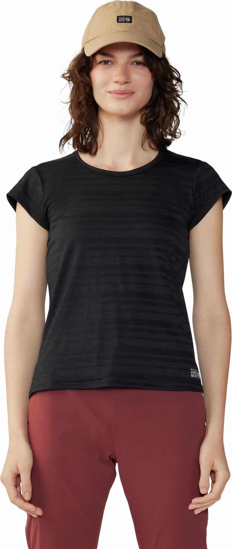 Mighty Stripe SS - Womens - Black 1