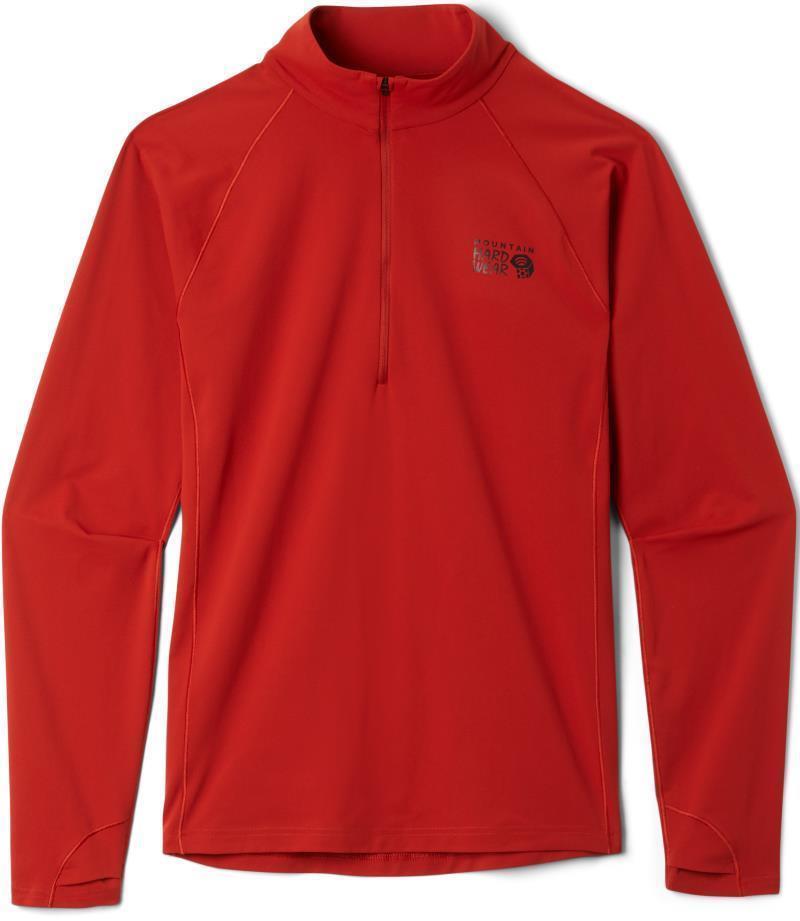 Mountain Stretch Half Zip - Mens - Desert Red 1
