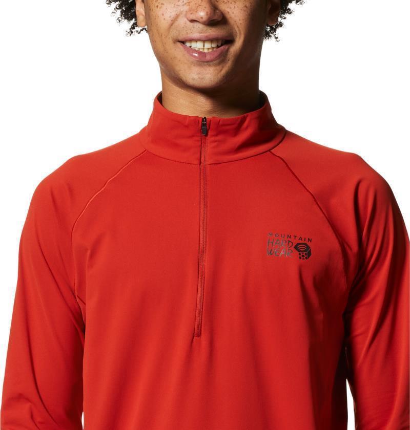 Mountain Stretch Half Zip - Mens - Desert Red 5