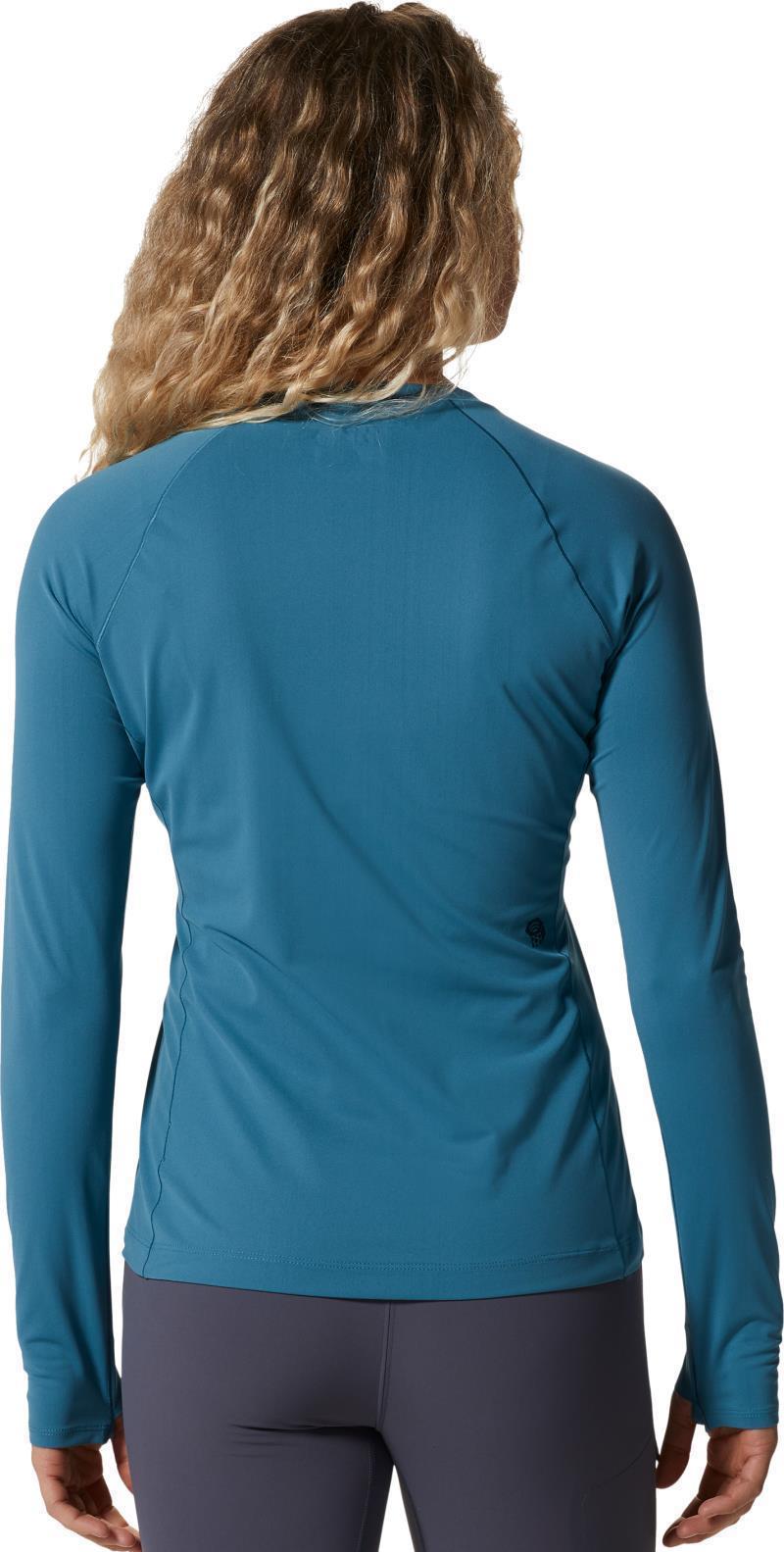 Mountain Stretch LS Crew - Womens - Caspian 2