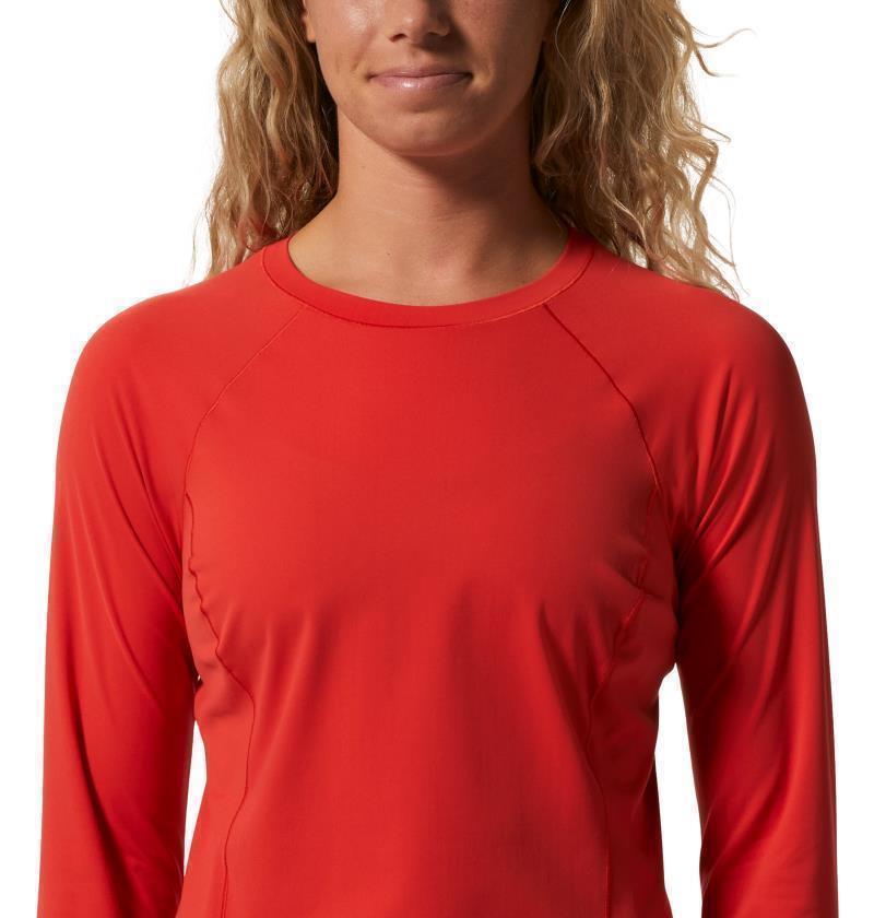 Mountain Stretch LS Crew - Womens - Summit Red 4