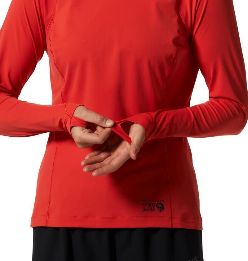 Mountain Stretch LS Crew - Womens - Summit Red 5