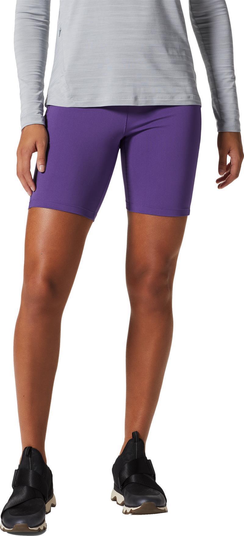 Mountain Stretch Short Tights, 10" Inseam - Womens - Purple Jewel 1