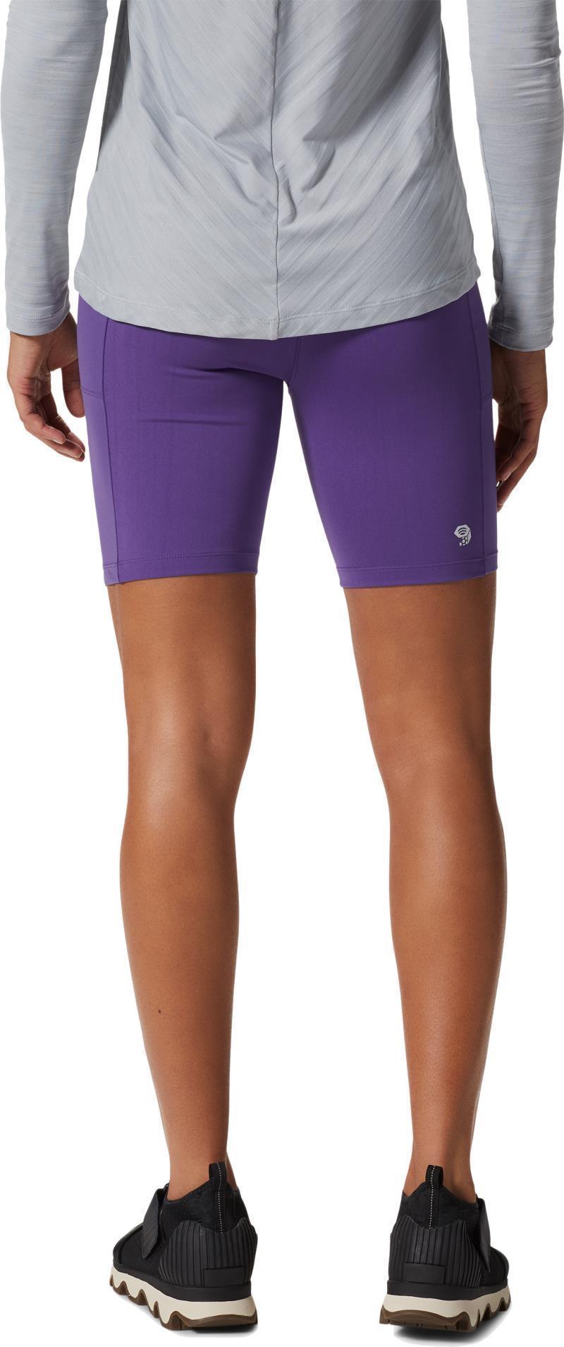 Mountain Stretch Short Tights, 10" Inseam - Womens - Purple Jewel 2