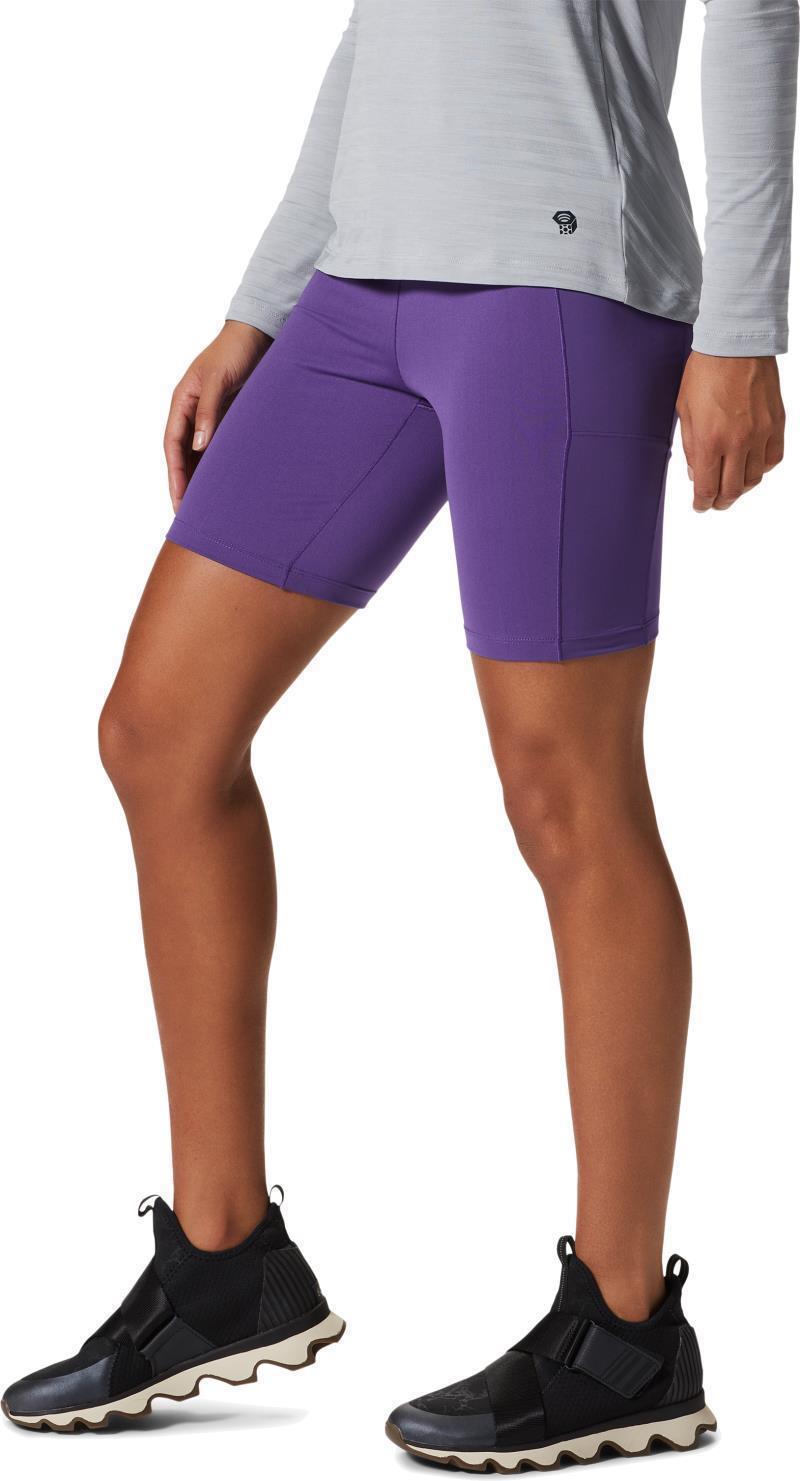 Mountain Stretch Short Tights, 10" Inseam - Womens - Purple Jewel 3