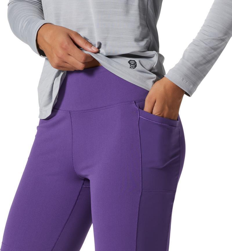 Mountain Stretch Short Tights, 10" Inseam - Womens - Purple Jewel 4
