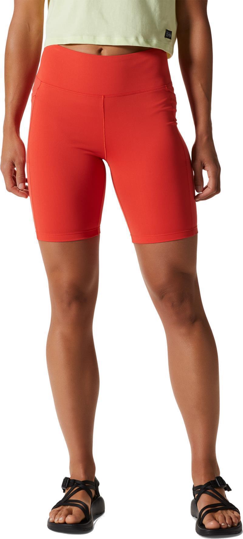 Mountain Stretch Short Tights, 10" Inseam - Womens - Summit Red 1
