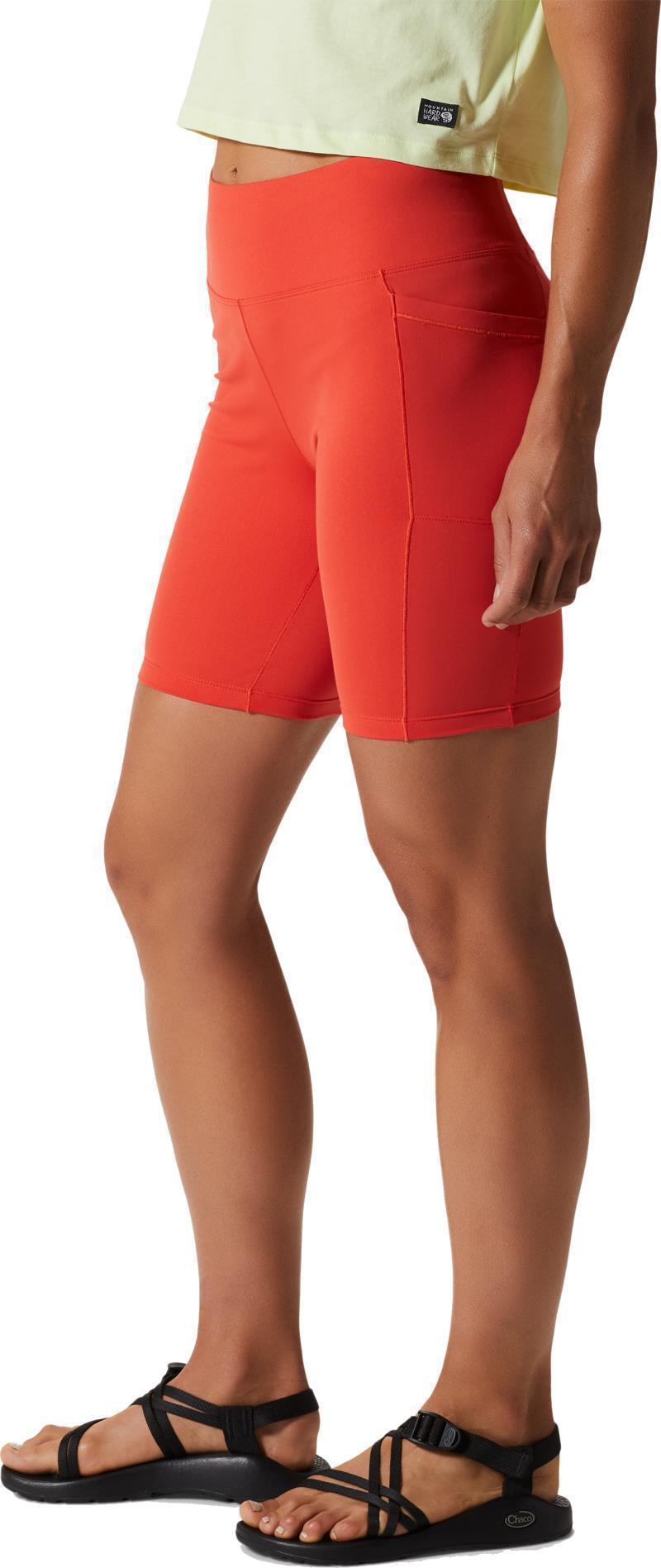 Mountain Stretch Short Tights, 10" Inseam - Womens - Summit Red 2