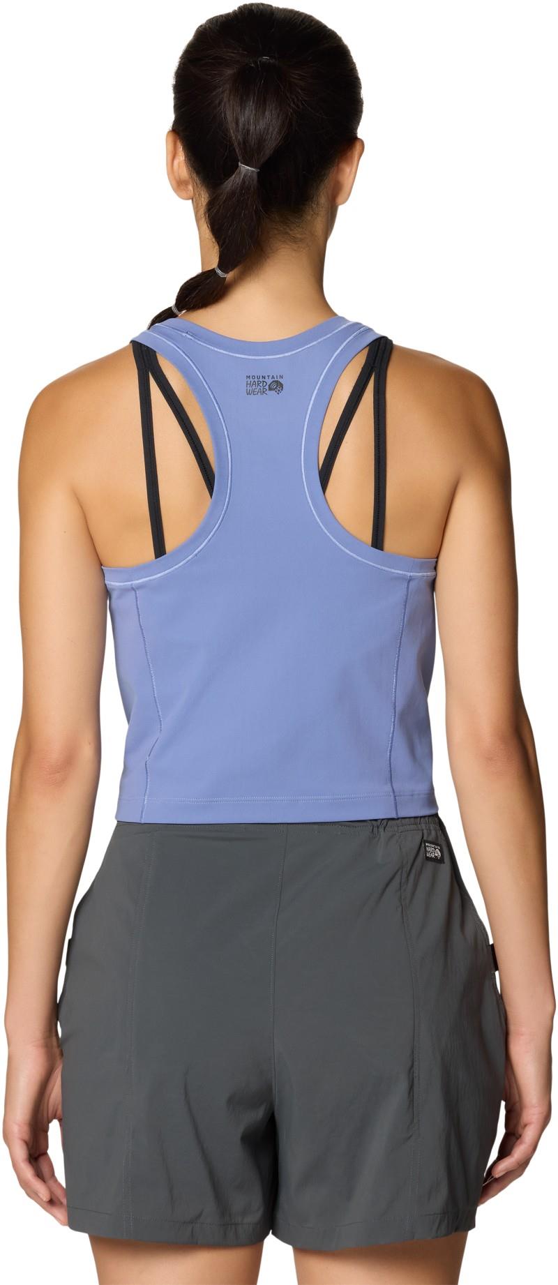 Mountain Stretch Tanklette - Womens - best coast blue 1