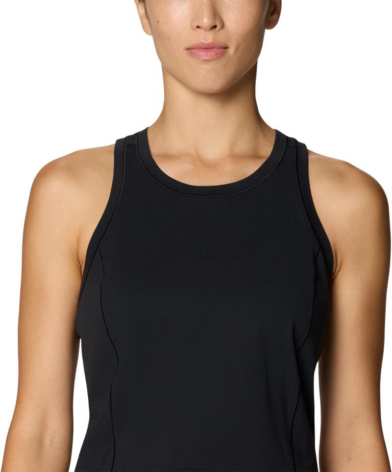 Mountain Stretch Tanklette - Womens - black 1
