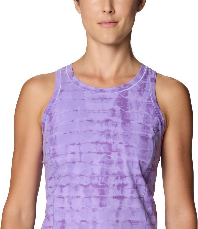 Mountain Stretch Tanklette - Womens - harbor violet prismatic print 1