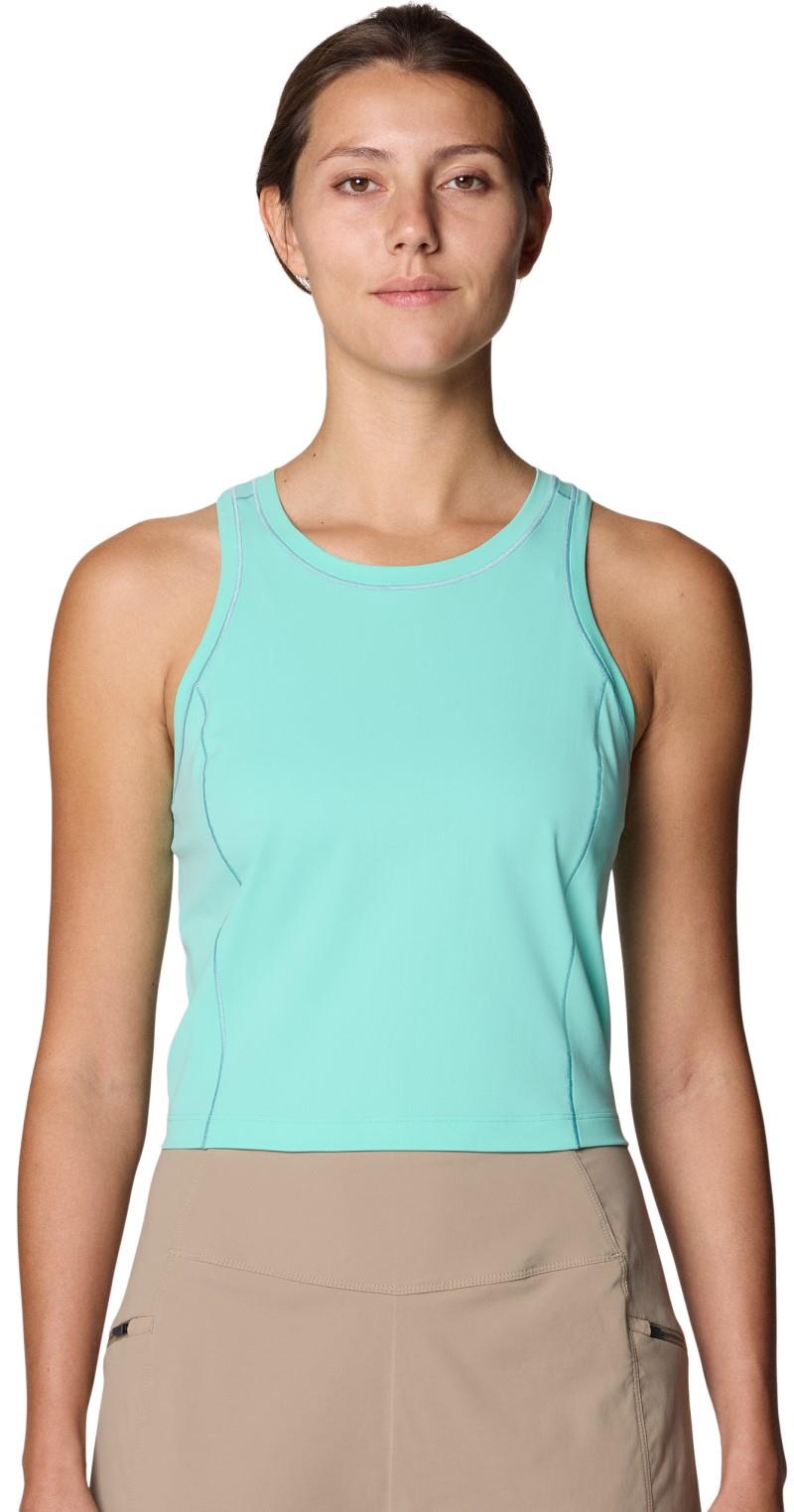 Mountain Stretch Tanklette - Womens - icy teal 1
