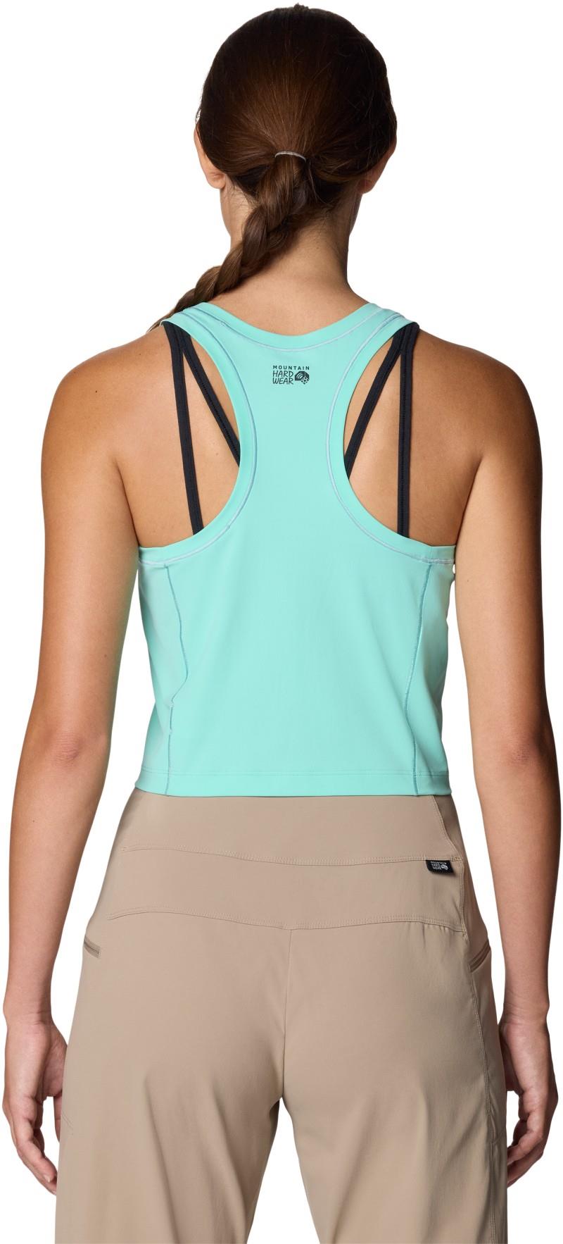 Mountain Stretch Tanklette - Womens - icy teal 1