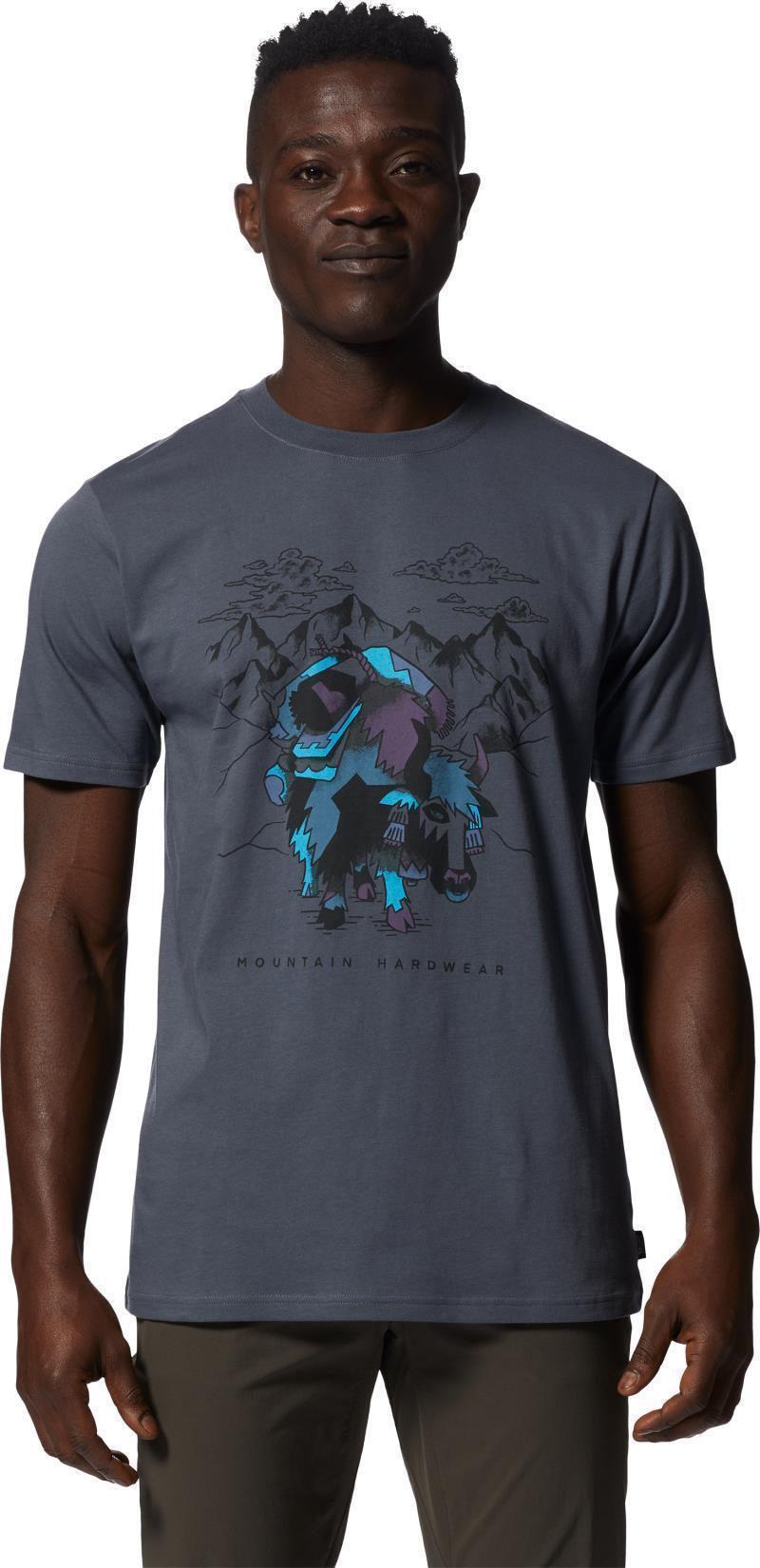 Mountain Yak SS Tee - Mens - Graphite 1