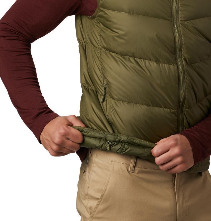 Mt. Eyak Down Vest - Mens - combat green 1