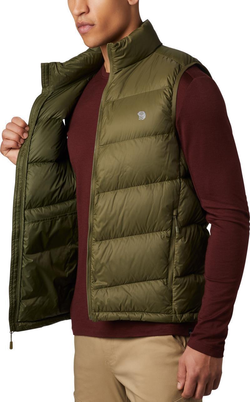 Mt. Eyak Down Vest - Mens - combat green 1