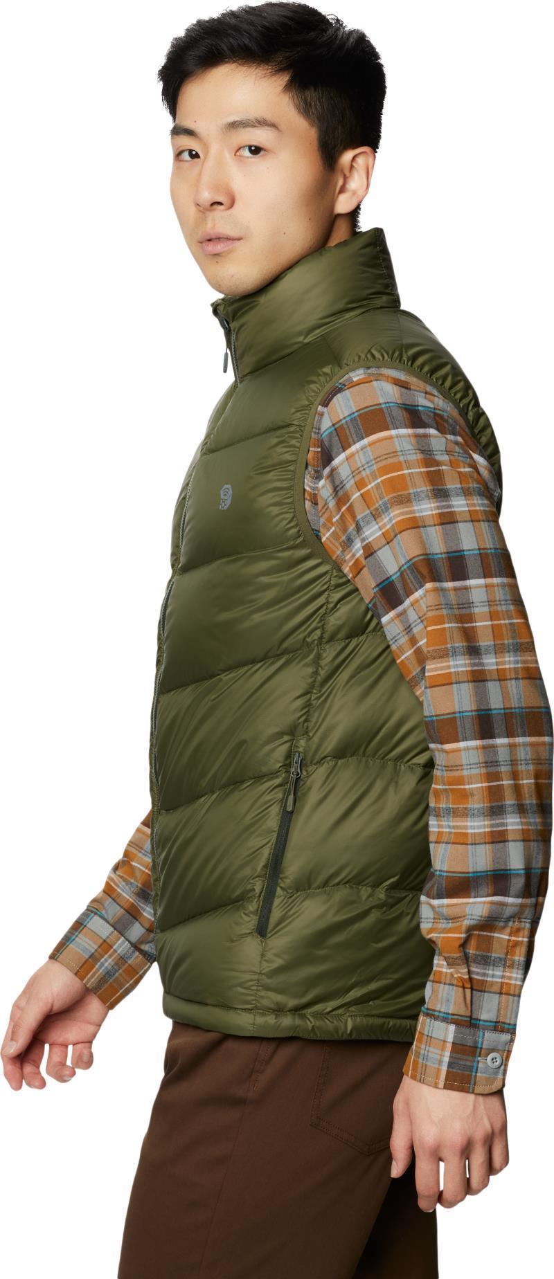 Mt. Eyak Down Vest - Mens - dark army 1