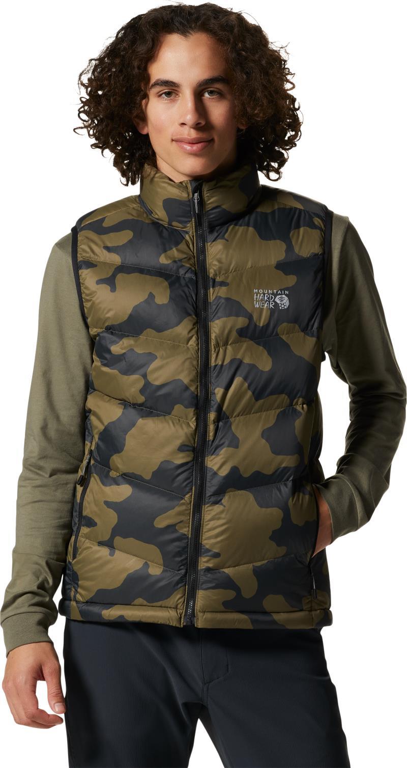 Mt. Eyak Down Vest - Mens - raw clay camo 1