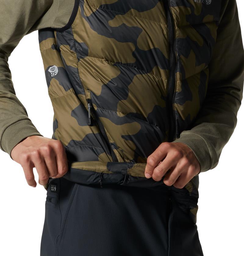 Mt. Eyak Down Vest - Mens - raw clay camo 1
