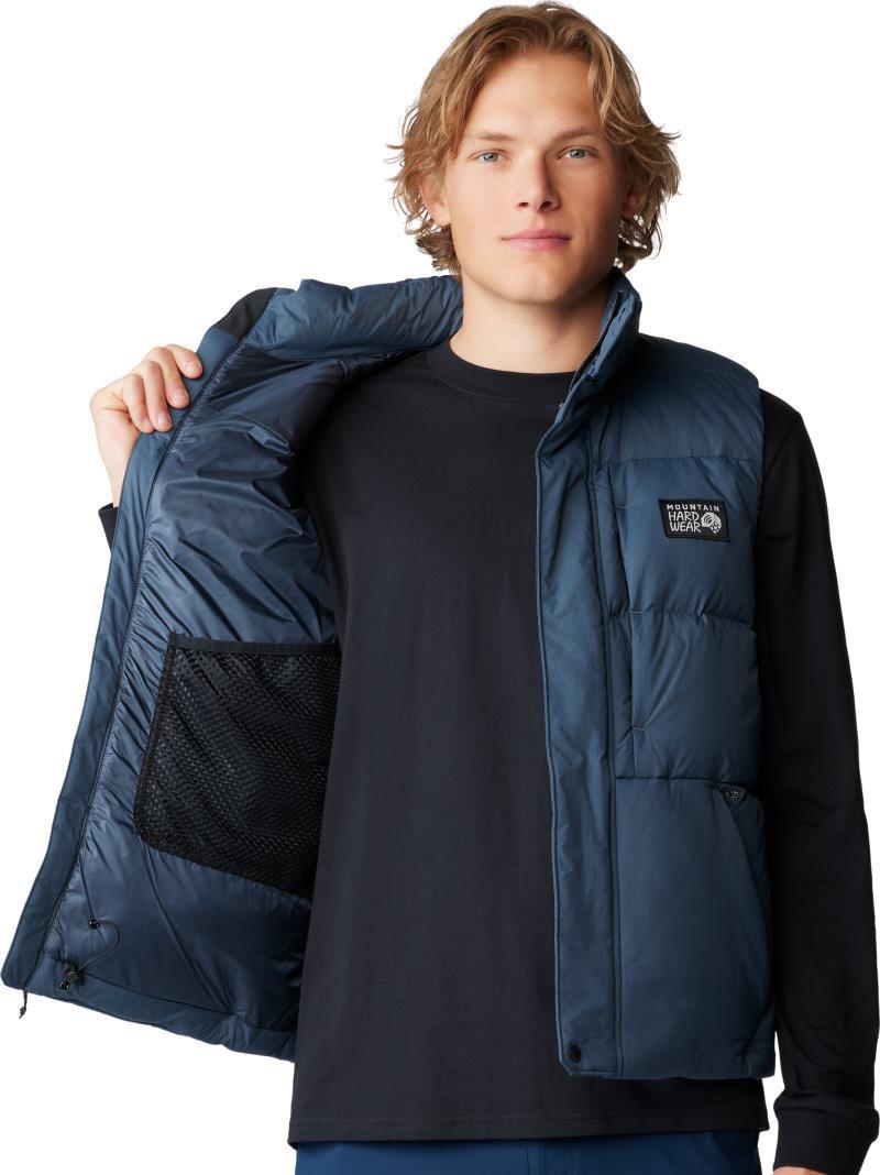 Nevadan Down Vest - Mens - Moon Blue 3