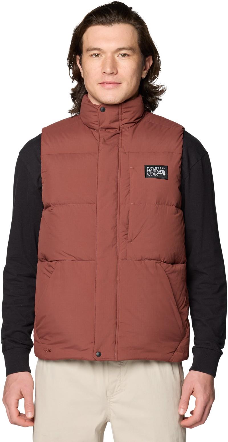 Nevadan Down Vest - Mens - bourbon brown 1