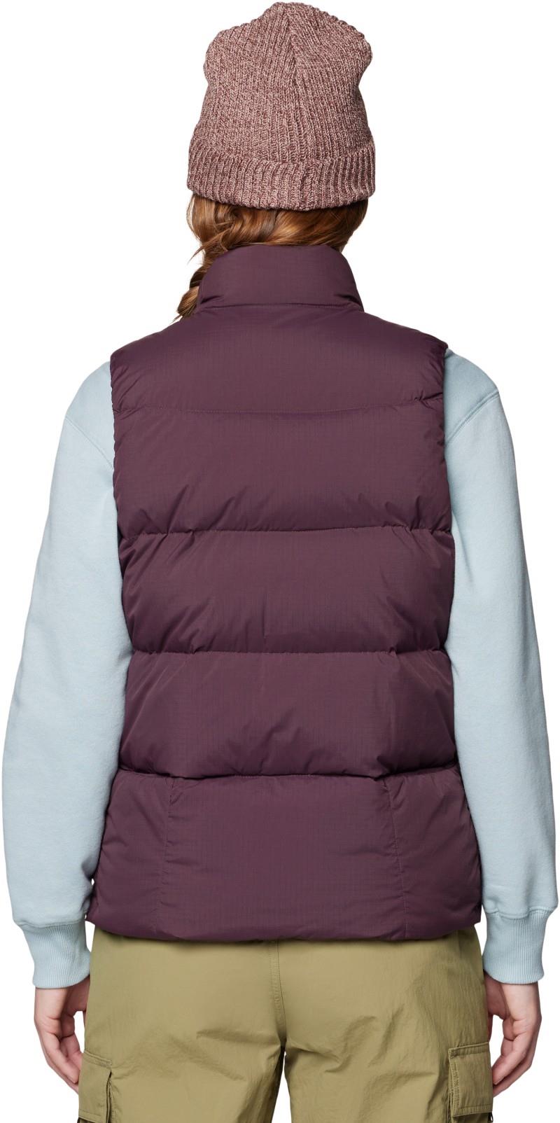 Nevadan Down Vest - Womens - blackberry 1