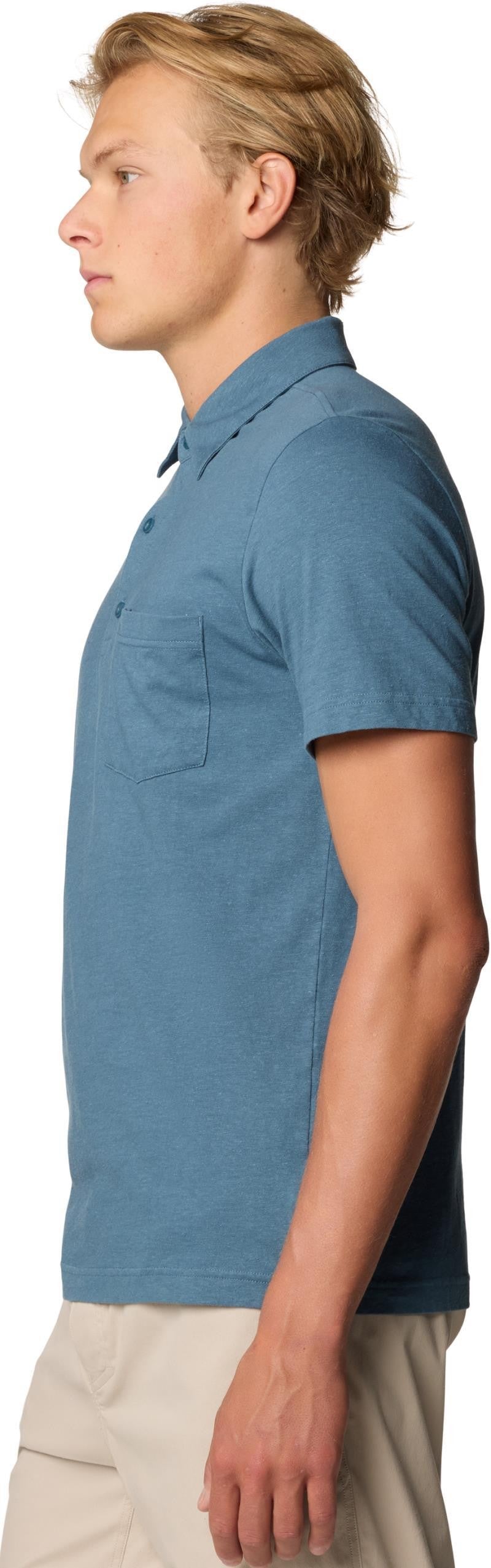 On Edge Polo - Mens - adriatic blue 1