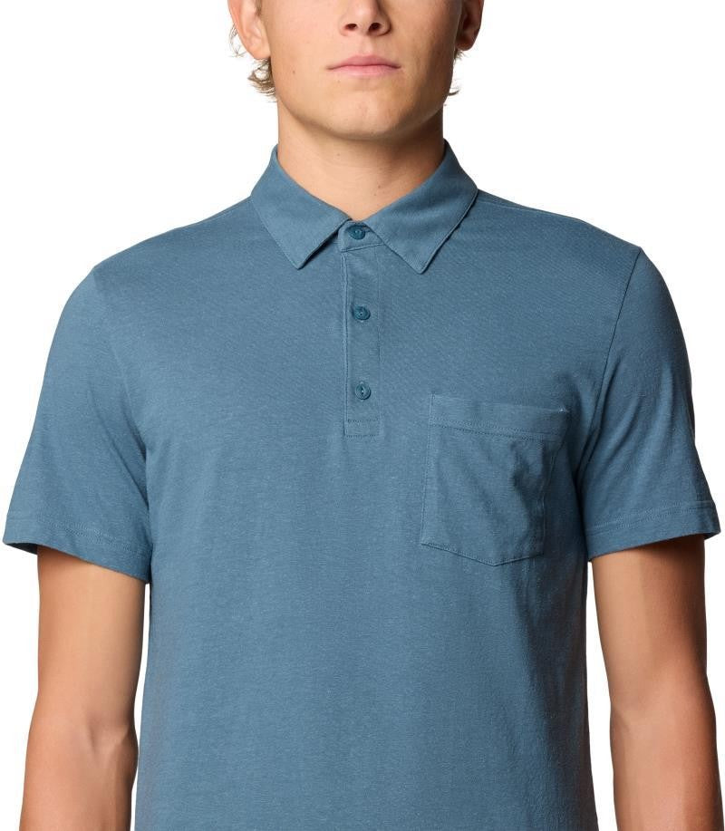 On Edge Polo - Mens - adriatic blue 1
