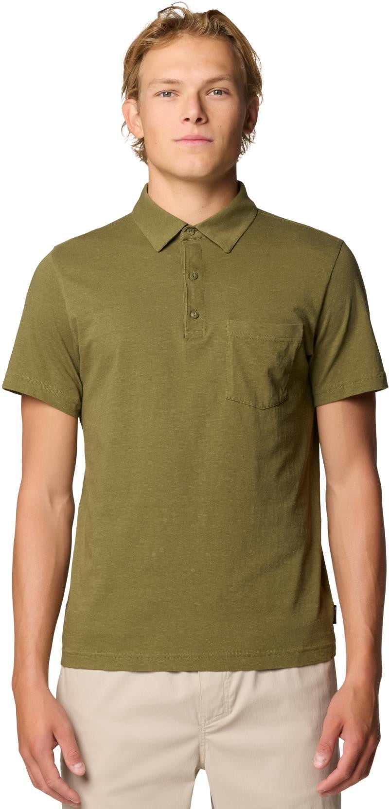 On Edge Polo - Mens - combat green 1