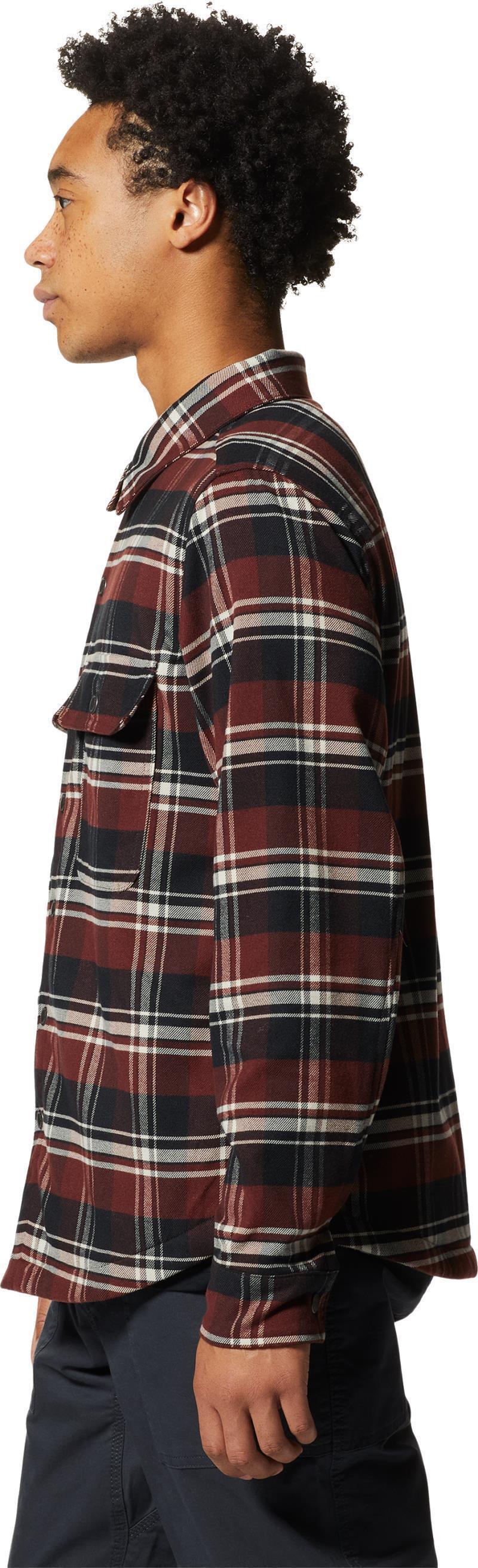 Outpost LS Lined Shirt - Mens - Washed Raisin Hot Spring Plaid 4