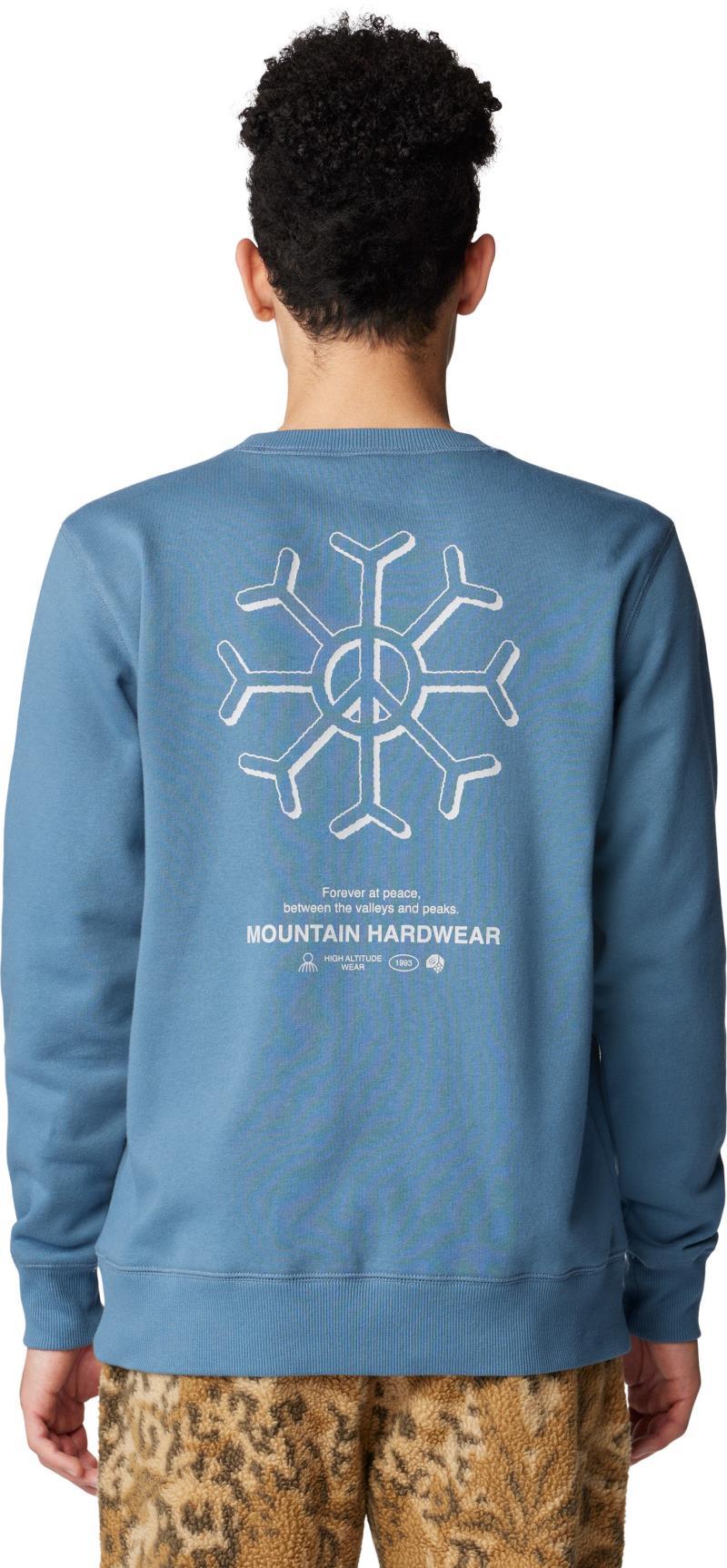 Peace Crew Sweatshirt - Mens - Adriatic Blue 2