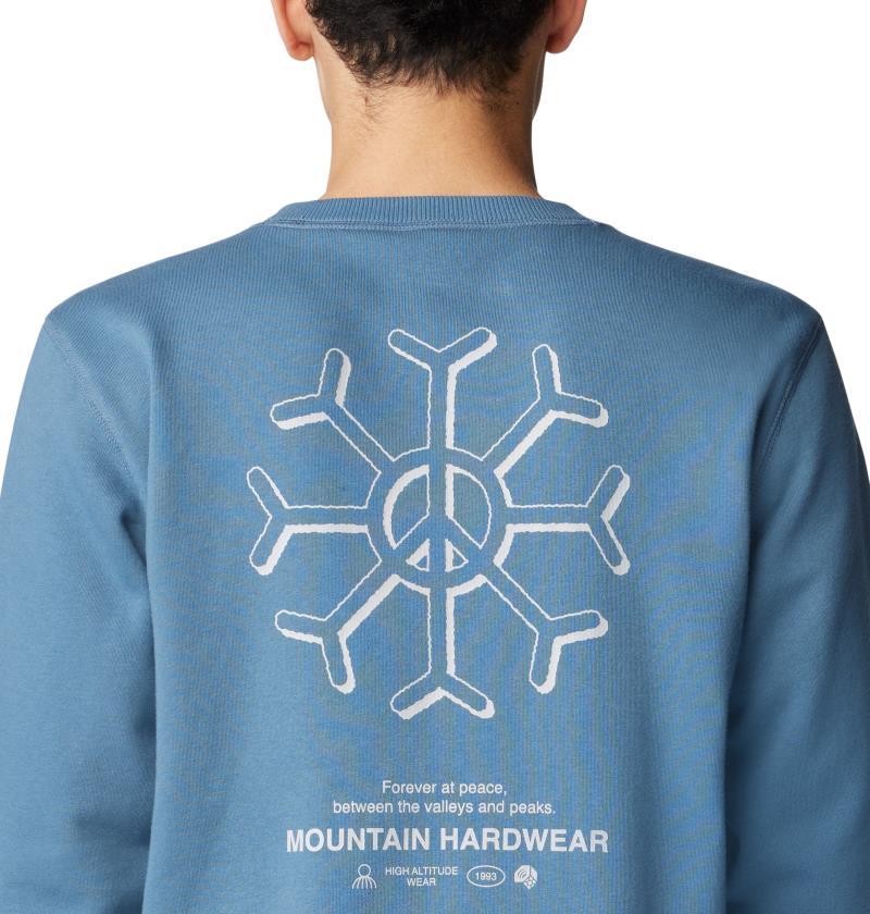Peace Crew Sweatshirt - Mens - Adriatic Blue 3