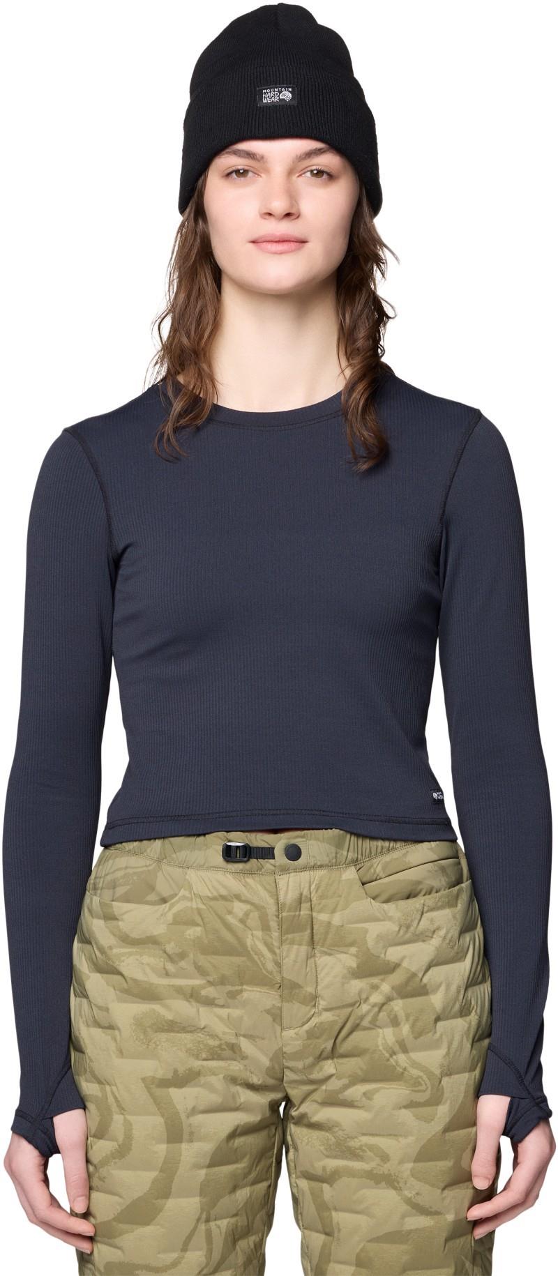 Peak Knit LS - Womens - black 1