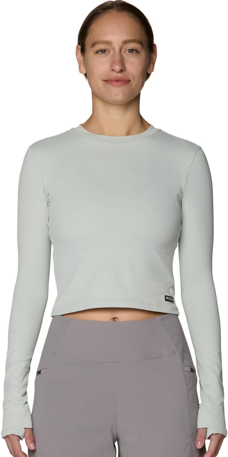 Peak Knit LS - Womens - gamma grey 1