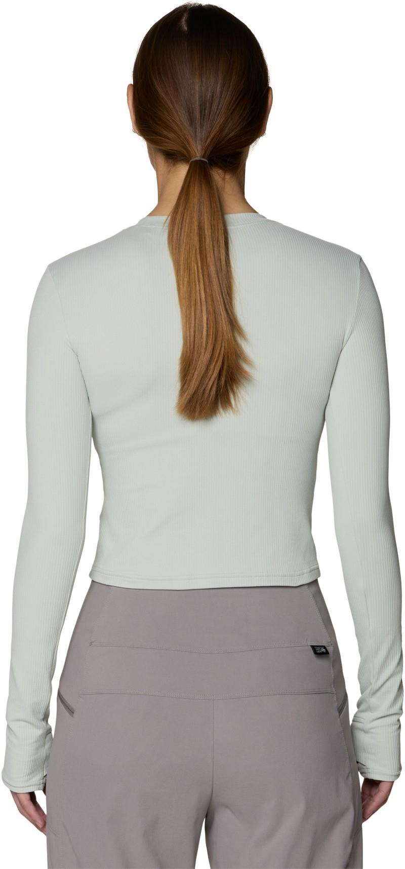 Peak Knit LS - Womens - gamma grey 1