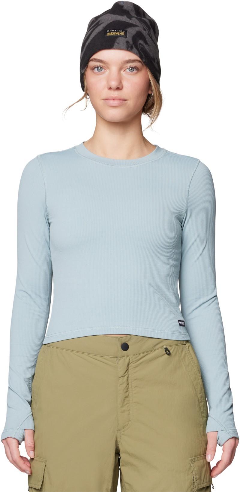 Peak Knit LS - Womens - ice shadow 1