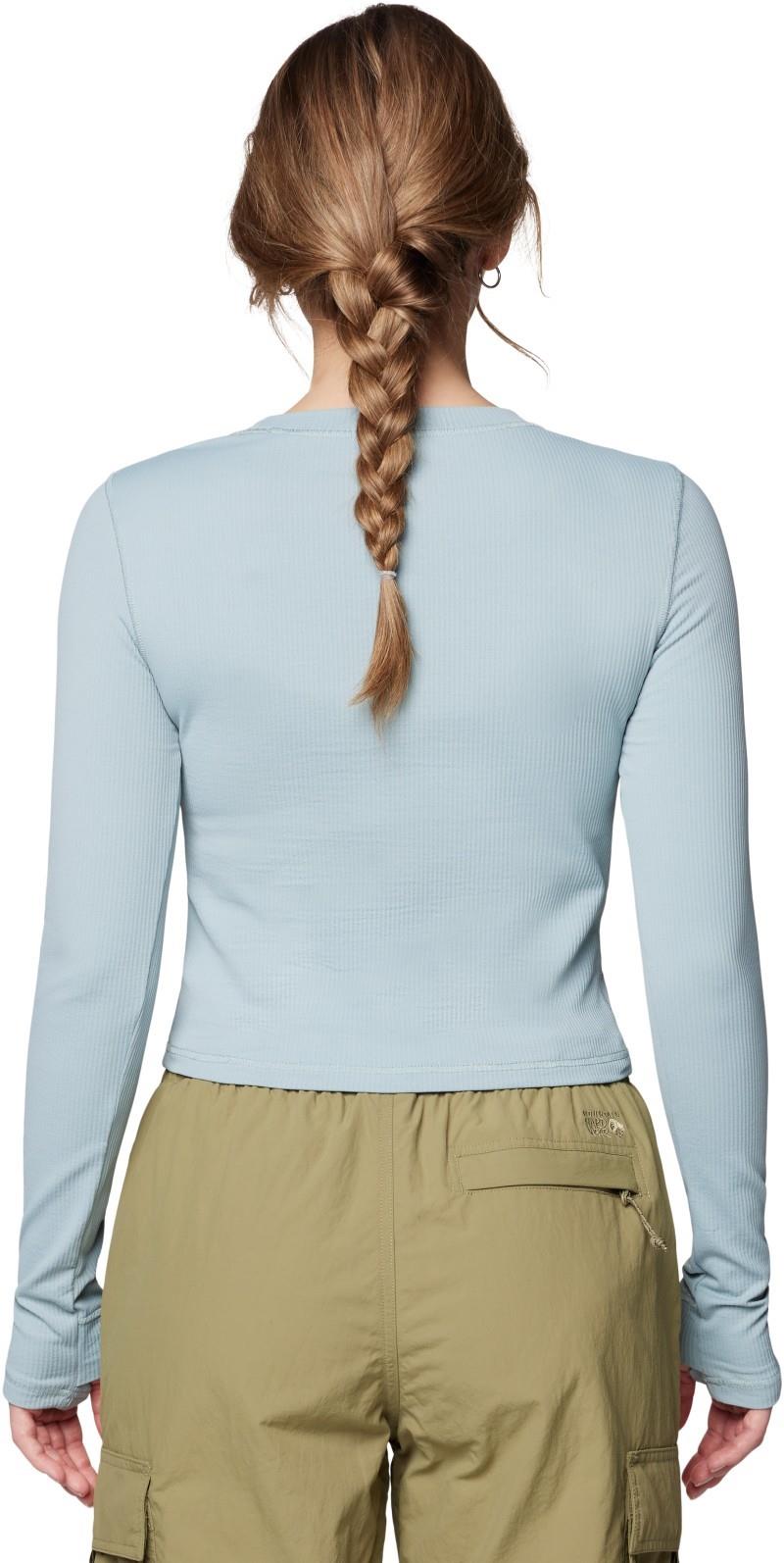 Peak Knit LS - Womens - ice shadow 1