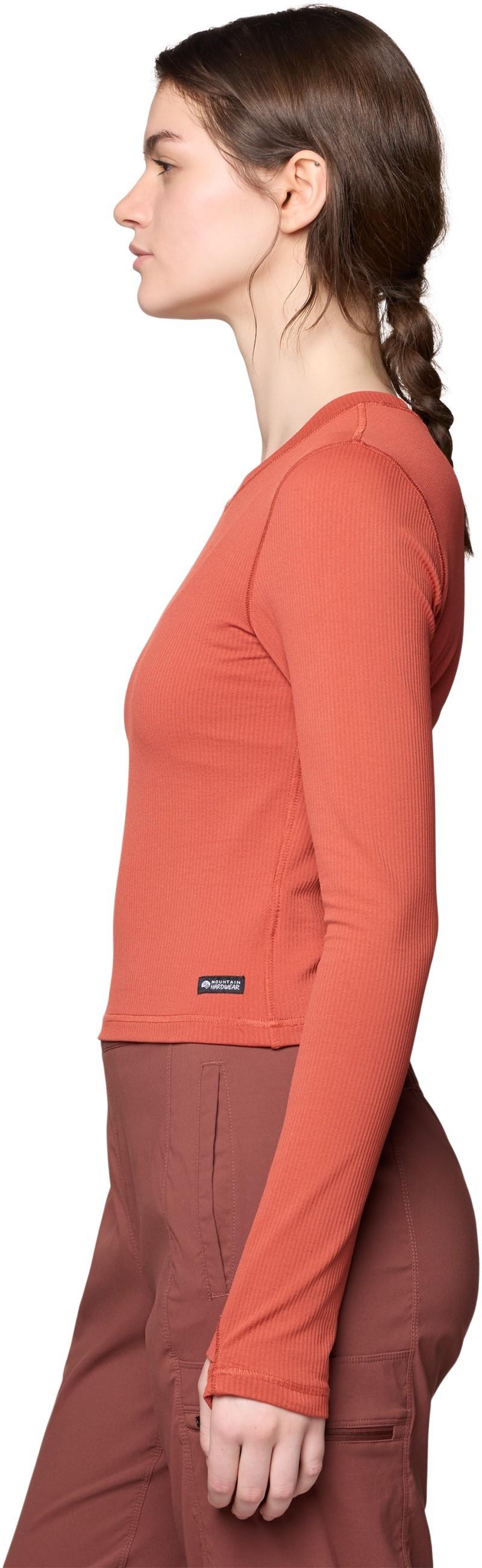Peak Knit LS - Womens - mars red 1