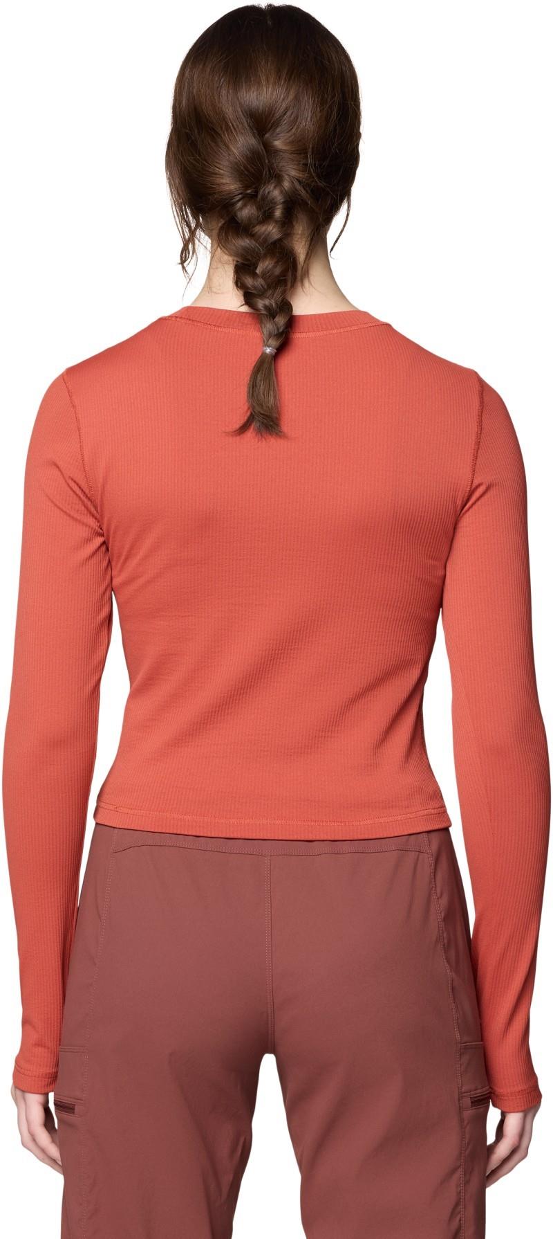Peak Knit LS - Womens - mars red 1