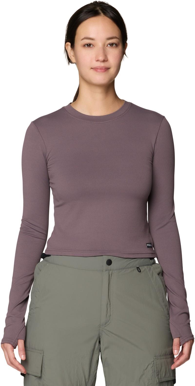 Peak Knit LS - Womens - purple sage 1