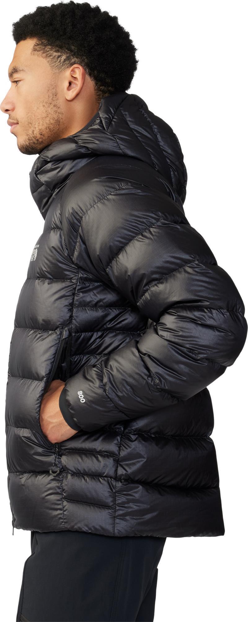 Phantom Alpine Down Hooded Jacket - Mens - Black 3