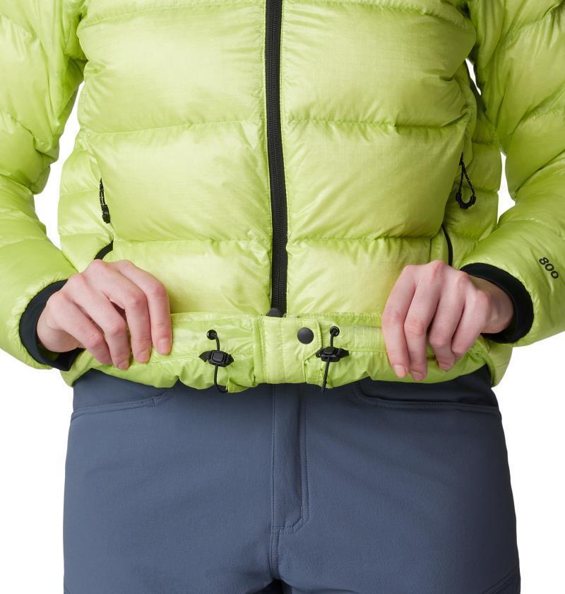 Phantom Alpine Down Hooded Jacket - Womens - Citron Glow 7