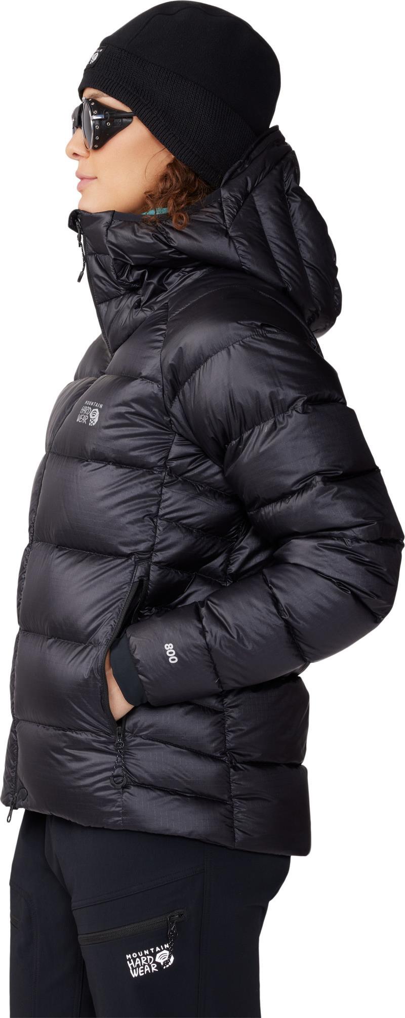 Phantom Alpine Down Hooded Jacket - Womens - black 1